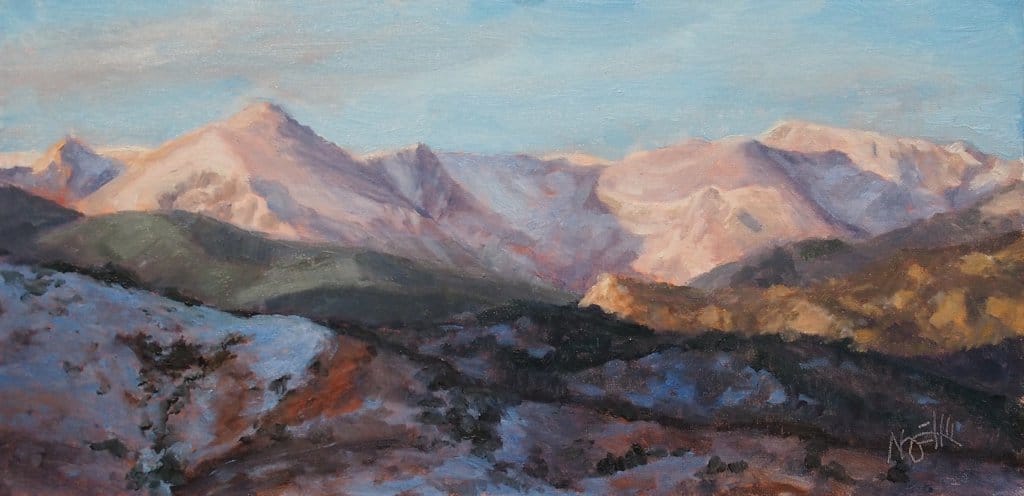 Nancy Hall Boulder Field 18x24