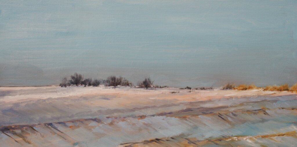 Nancy Hall Boulder Field 18x24